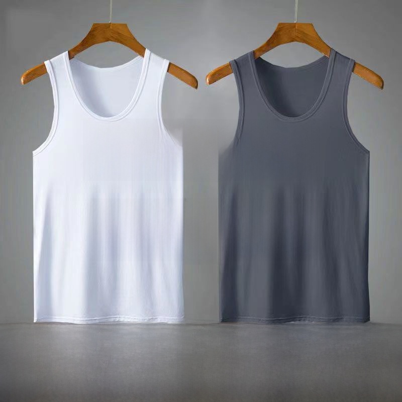 Running Gear Youth - Colete Masculino de Seda Gelada Fino