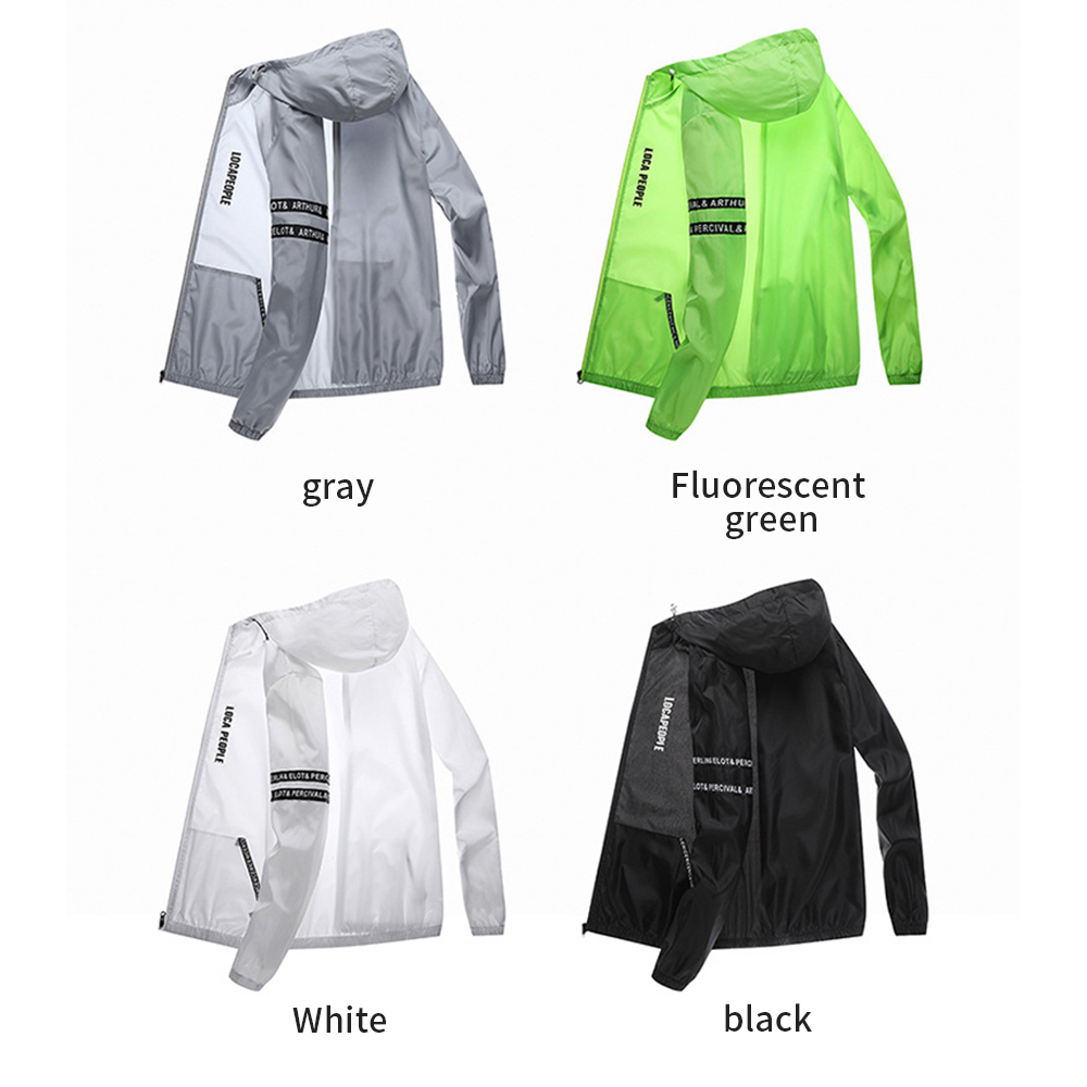 Running Gear Youth - Proteção solar masculino verão ciclismo jaqueta