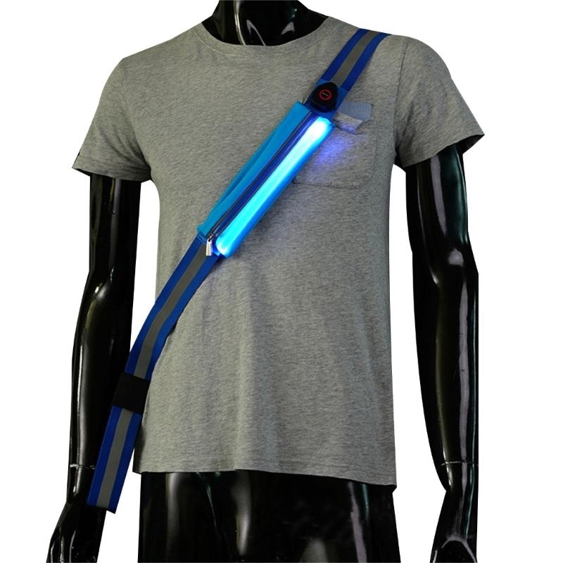 Running Gear Night - T3LB Faixa cinto reflexivo LED visibilidade