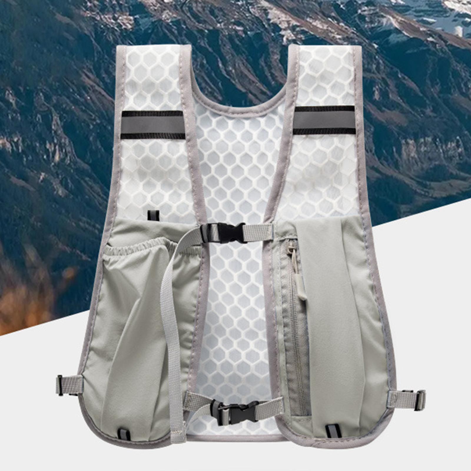 Reflective Running Gear Vest - Colete de Hidratação Refletivo com Bolsa
