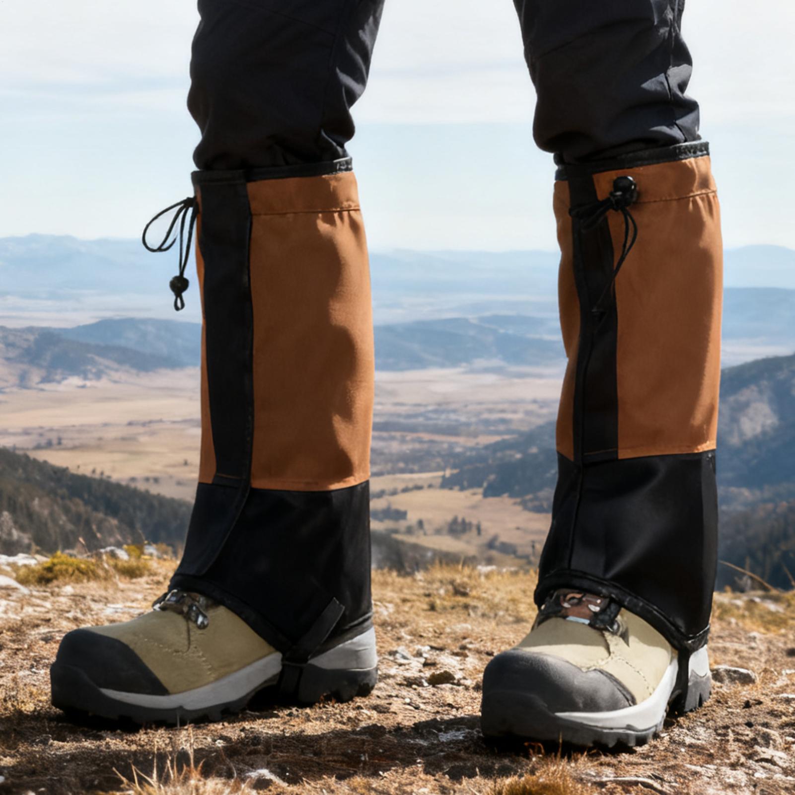 Running Gear In Rain - Polainas impermeáveis para caminhadas, protetores ajustáveis