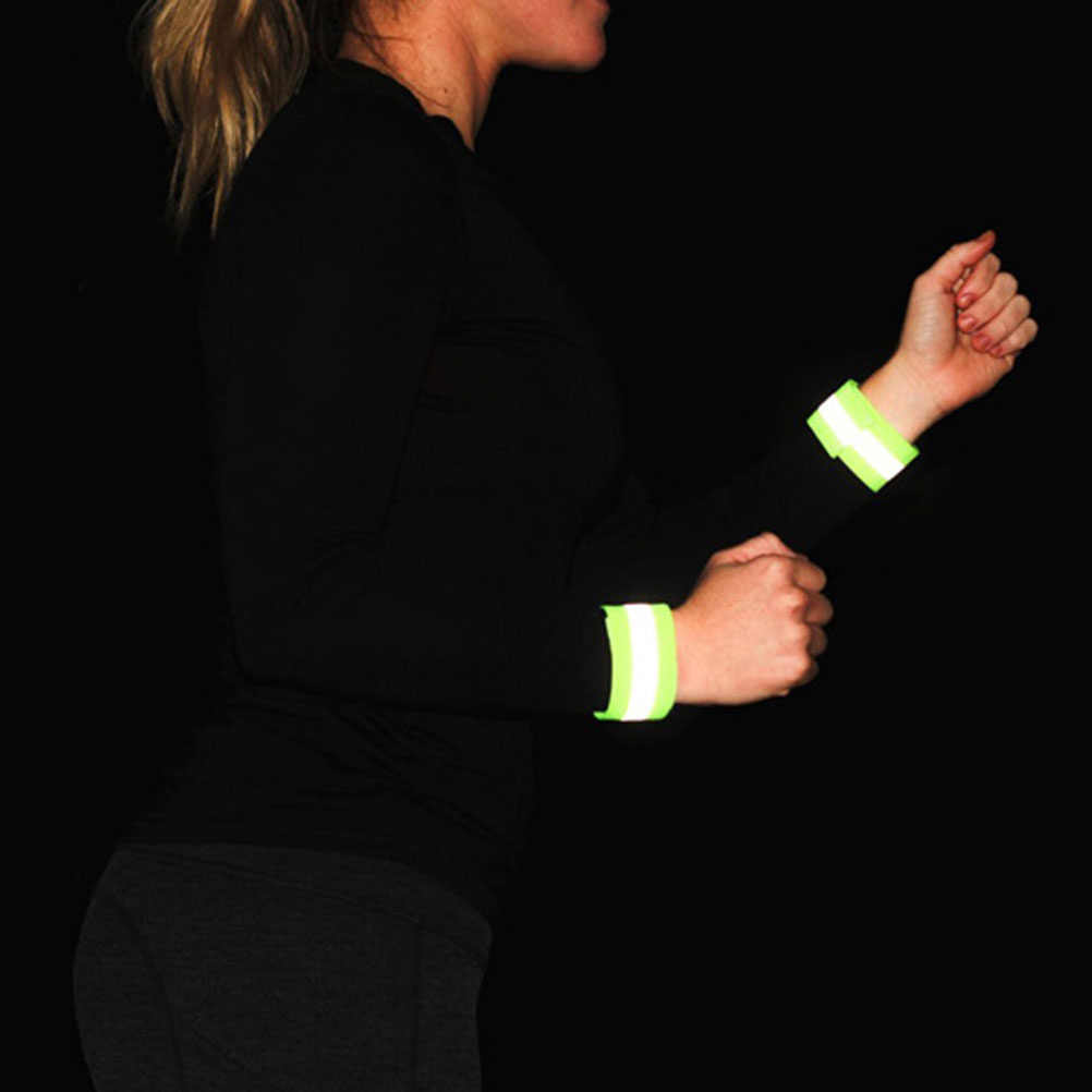 Running Gear Night - Conjunto de 4 Faixas Refletivas Ajustáveis