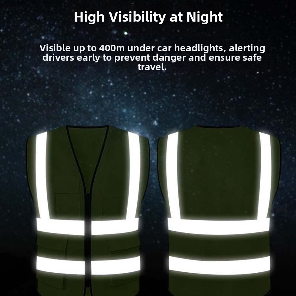 Reflective Running Gear Vest - Colete reflexivo de alta visibilidade, aviso,