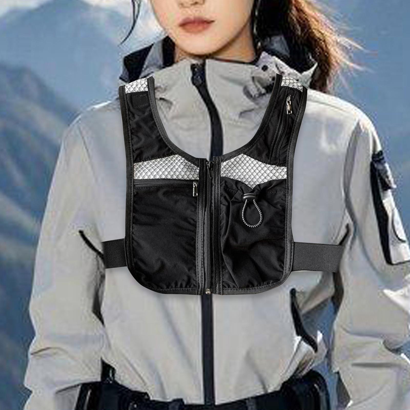 Reflective Running Gear Vest - Colete de Corrida com Bolsa para