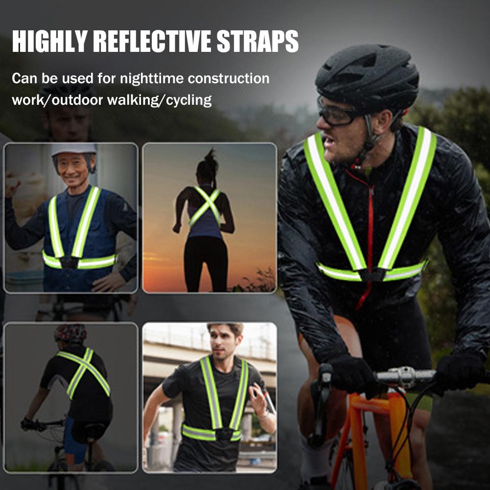 Colete de Segurança Ajustável  - Reflective Running Gear Vest avaliação e preço