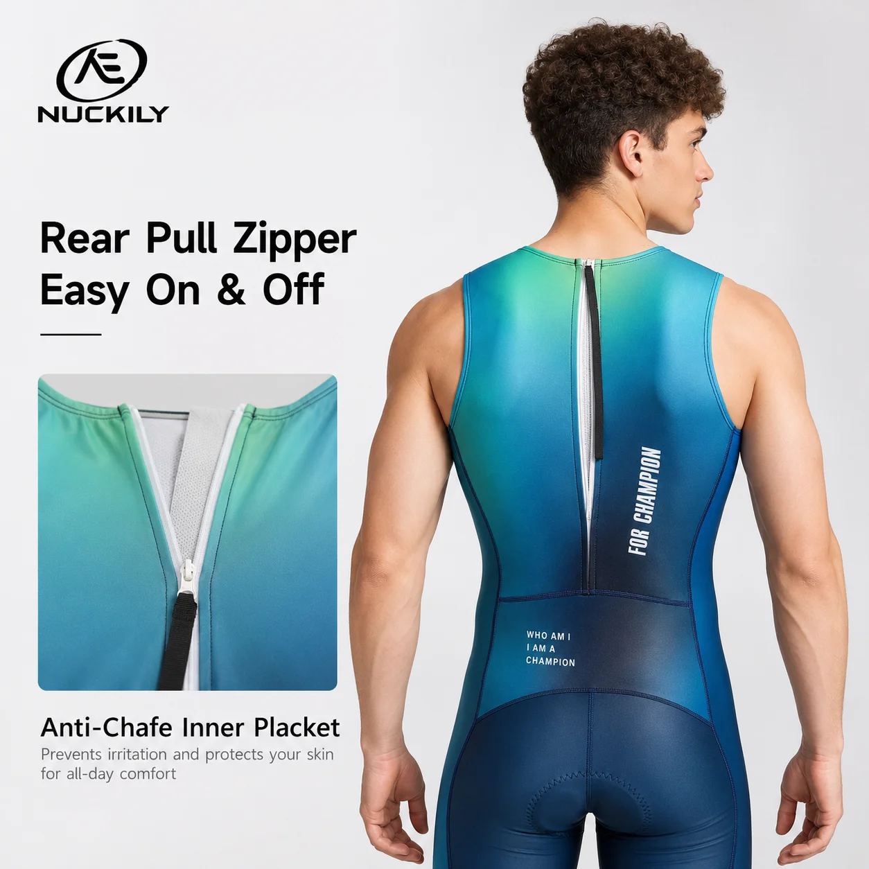 Macacão de Triatlo NUCKILY Sem - Running Gear Youth avaliação e preço