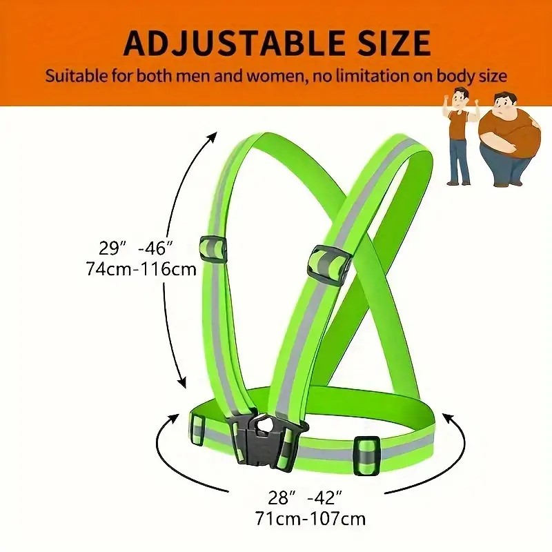Colete reflexivo equipamento d - Reflective Running Gear Vest avaliação e preço