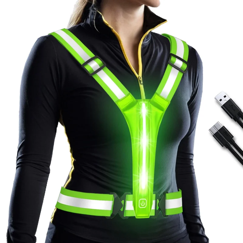 LED Reflective Vest Running Ge - Running Gear Night avaliação e preço