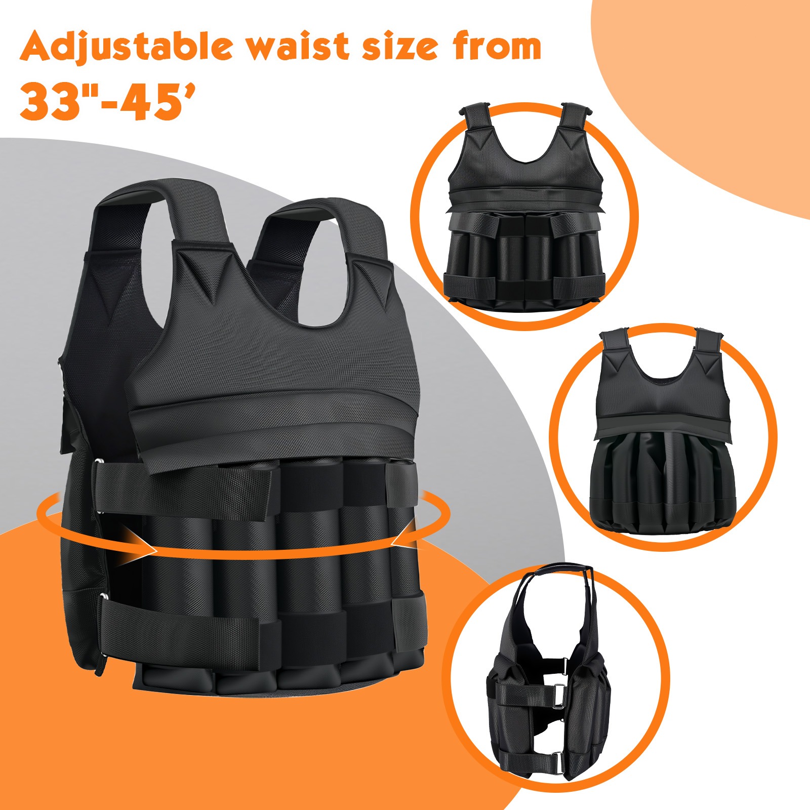 Colete com Peso Ajustável para - Running Gear Design avaliação e preço
