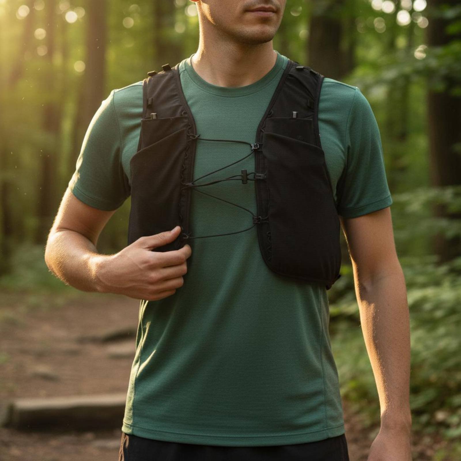 Colete de corrida leve, respir - Reflective Running Gear Vest avaliação e preço