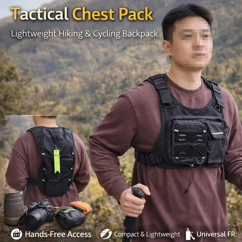 ​ Colete Tático de Alta Qualid - Reflective Running Gear Vest avaliação e preço