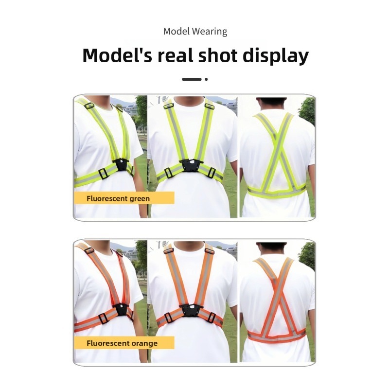 Colete Refletivo Ajustável e L - Reflective Running Gear Vest avaliação e preço