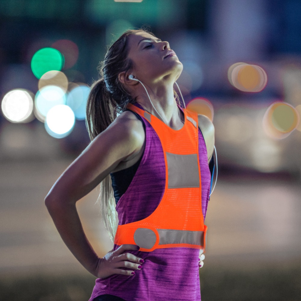 Colete Refletivo de Alta Visib - Reflective Running Gear Vest avaliação e preço