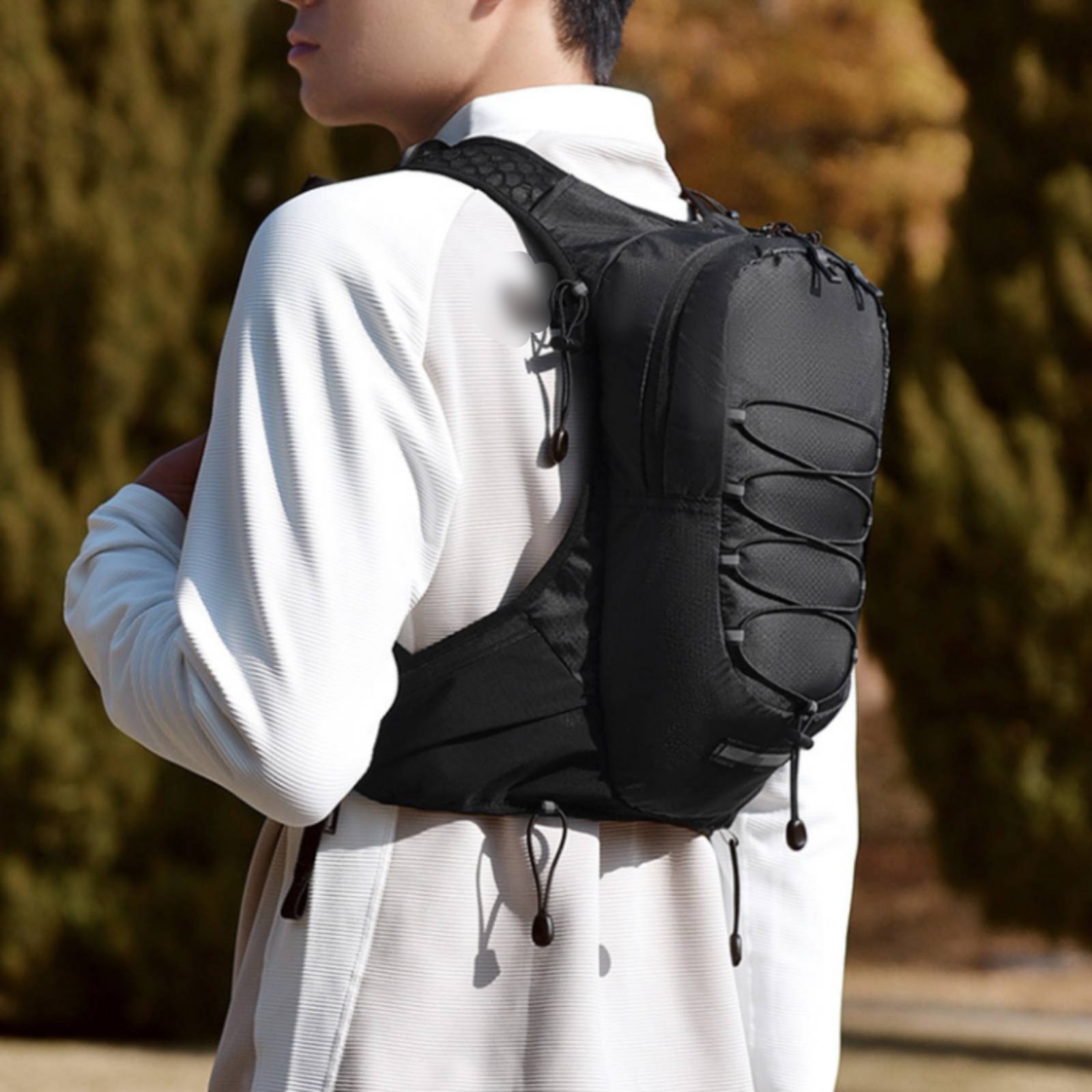 Mochila Leve para Ciclismo, Co - Reflective Running Gear Vest avaliação e preço