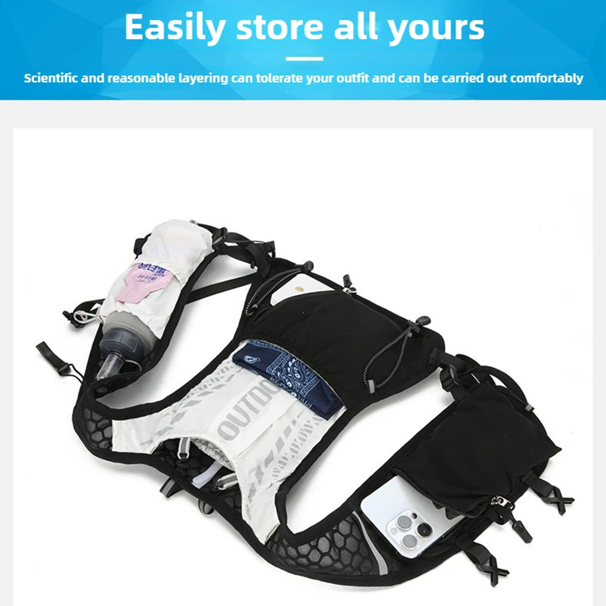 Mochila Profissional para Corr - Running Gear For Marathon avaliação e preço