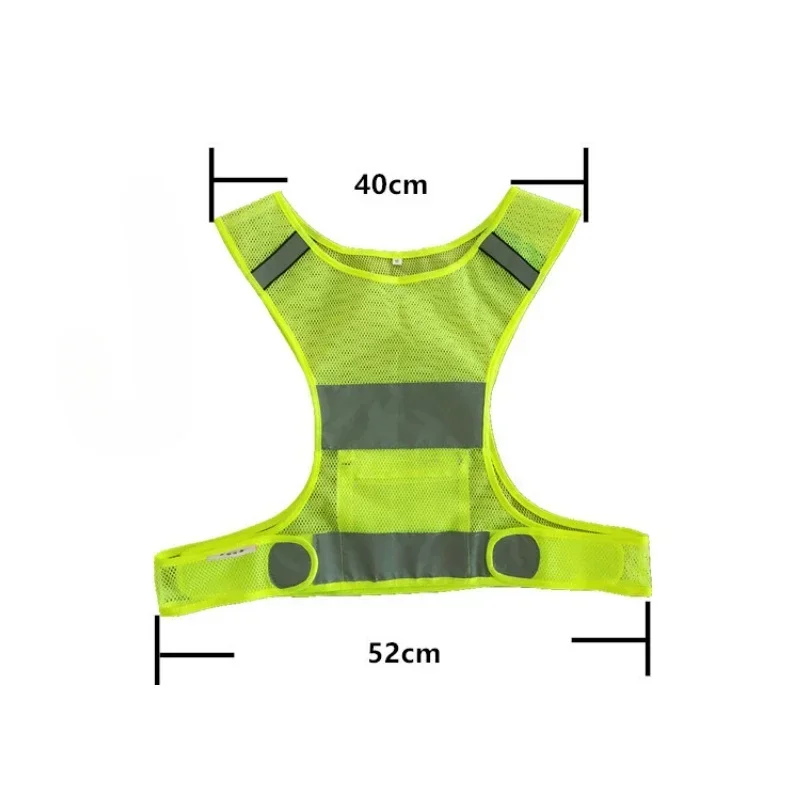 1 conjunto de colete fluoresce - Reflective Running Gear Vest avaliação e preço