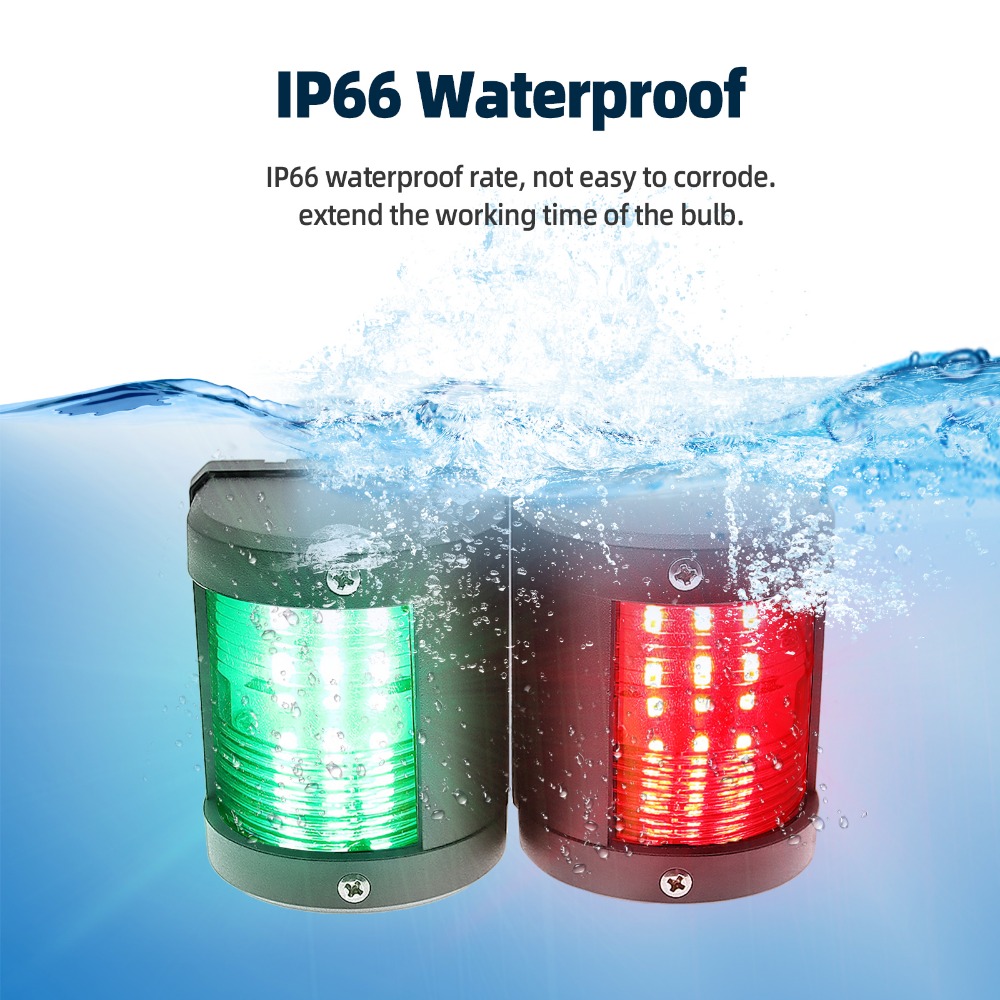 12v/24v led luz de sinal de na - Running Gear Boat avaliação e preço