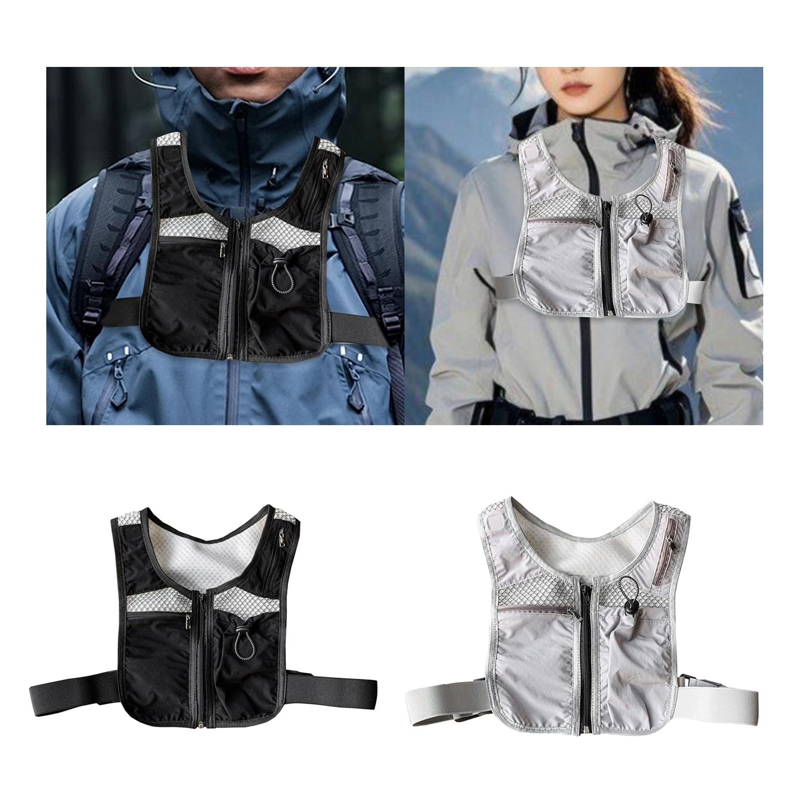 Colete de Corrida com Bolsa pa - Reflective Running Gear Vest avaliação e preço